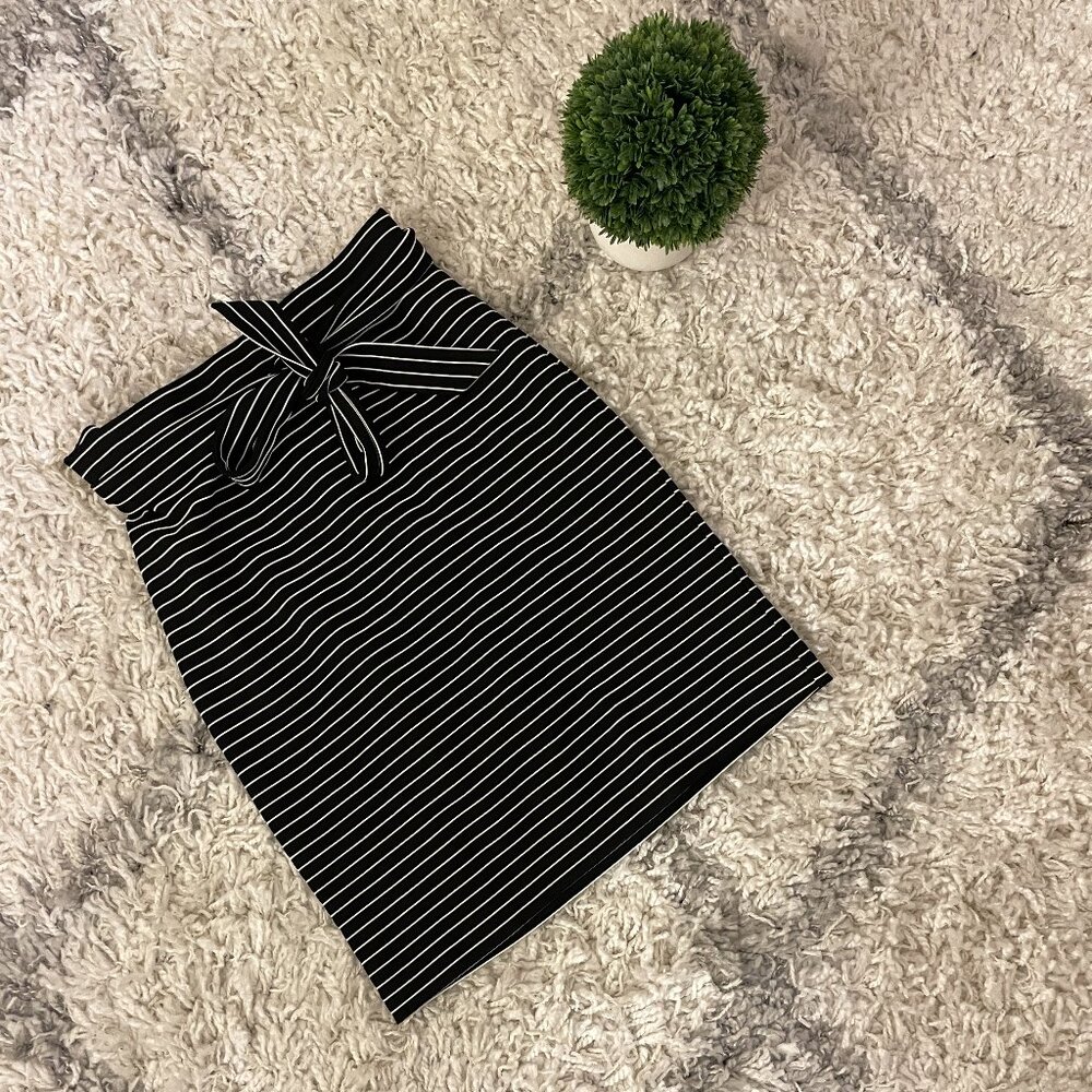 LOFT Striped Skirt